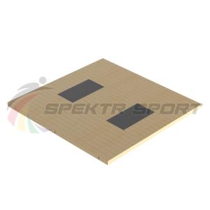 Купить Помост тяжелоатлетический 3х3х0,1м, рез. амортизаторы 1х0,5х0,04м в Высоцке 